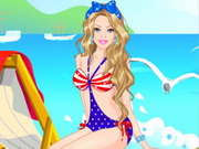 barbie bikini dress up games
