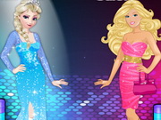 elsa vs barbie 2 fashion contest
